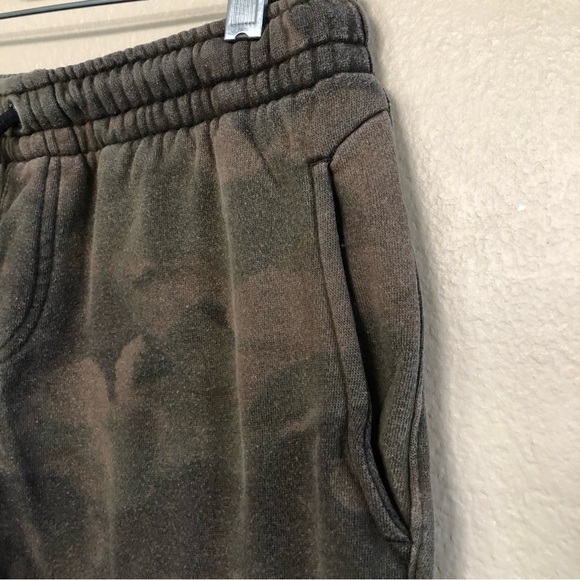 Volcom Deadly Stones Camouflaged Drawstring Distressed Sweatpants Joggers L/12Y - Picture 7 of 16